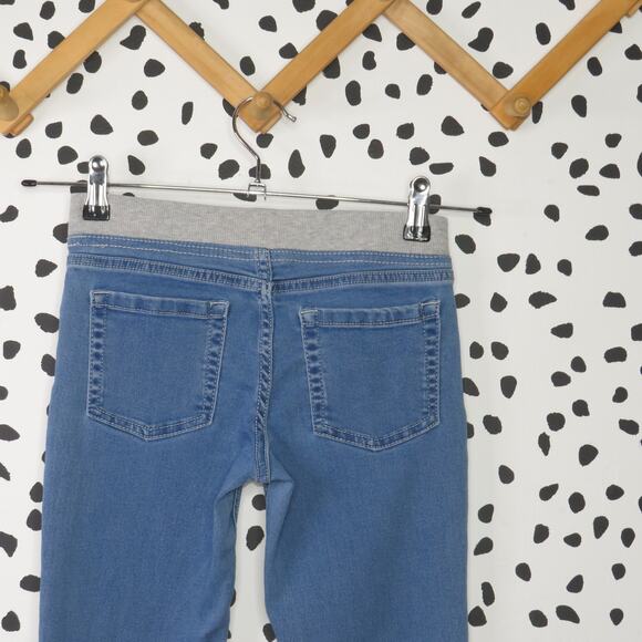 Wonder Nation Medium Wash Pull On Girls Jeggings - Picture 4 of 7